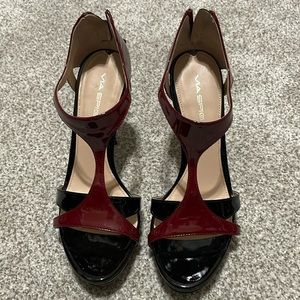 Via Spiga V-Ashton Deep Red Blk